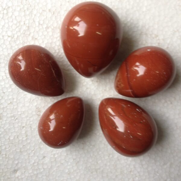 Natural Gemstone Red Jasper Yoni Eggs - Image 2